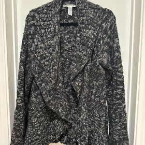 Diane von Furstenberg (DVF) open shawl neck cardigan